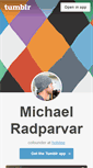 Mobile Screenshot of michael.radparvar.com