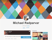 Tablet Screenshot of michael.radparvar.com